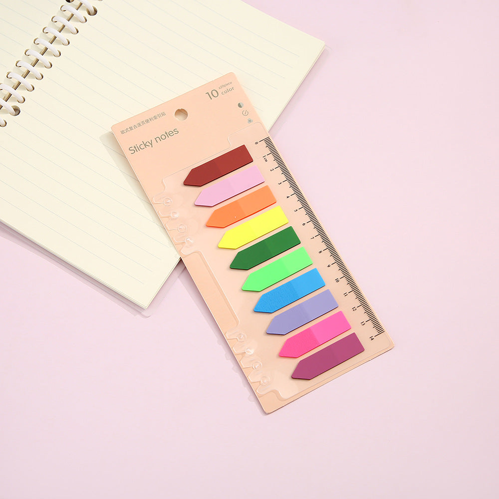 Sticky Index Tabs With Ruler