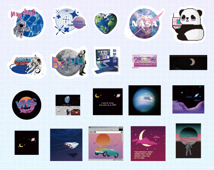 90s Radio Pop Stickers