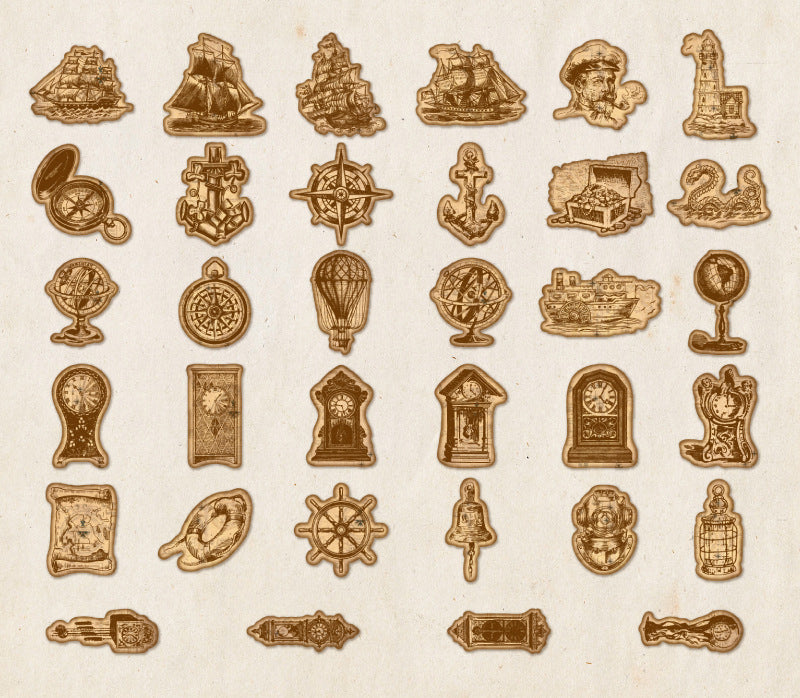 Vintage Era Series Stickers