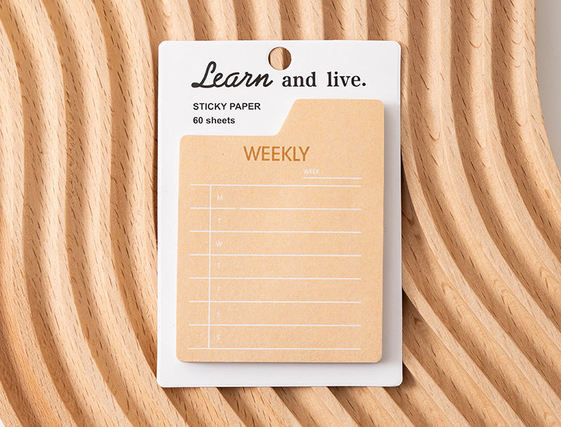 Learn & Live Sticky Notes