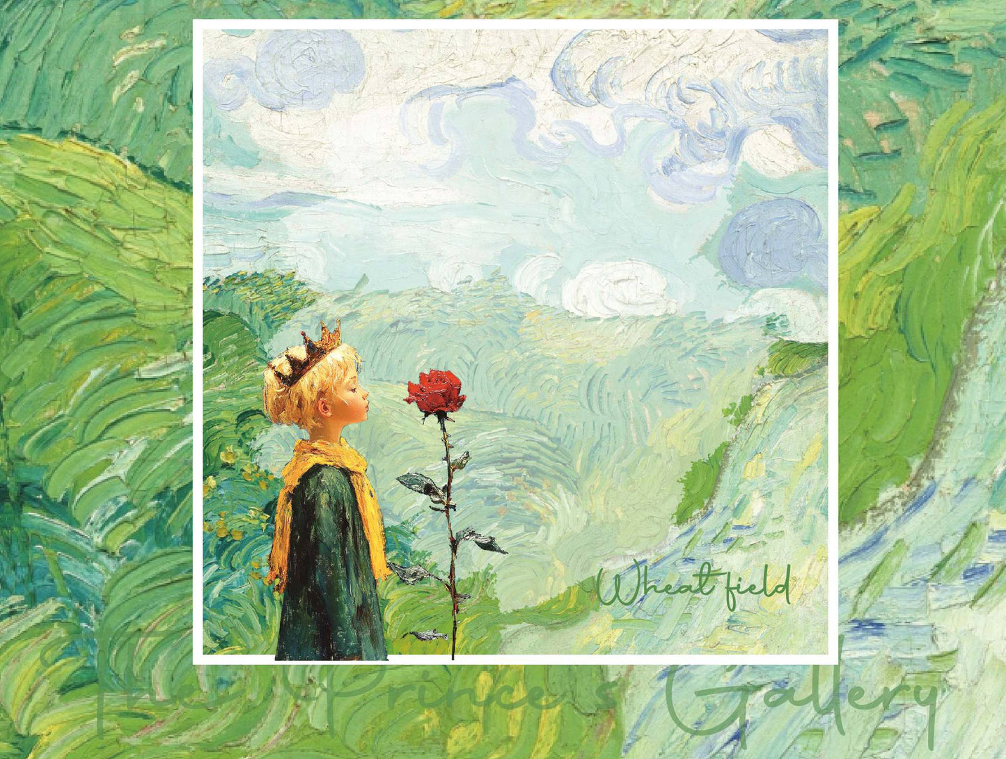 Little Prince Oil Painting Sticky Notes