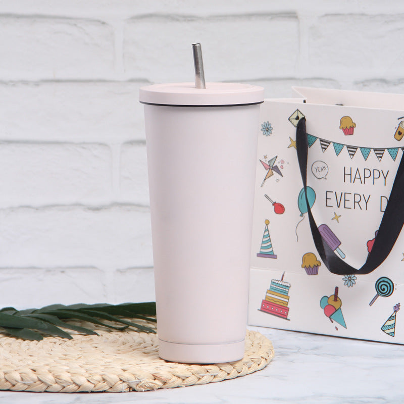 Stainless Steel Straw Cup