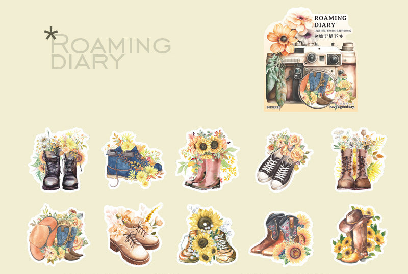 Roaming Diary Stickers