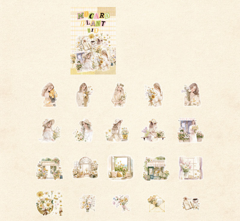 Mocard Plant Series PET Stickers