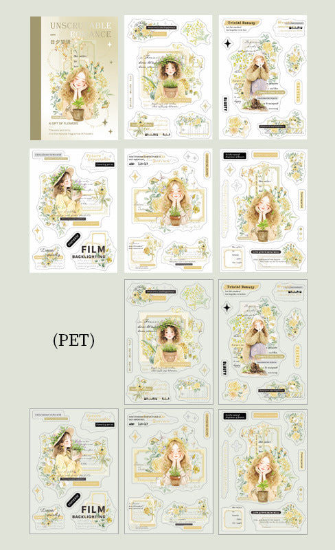 Unscrutable Romance Sticker Book