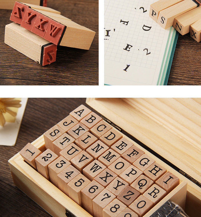 Alphabet Stamps Box Set