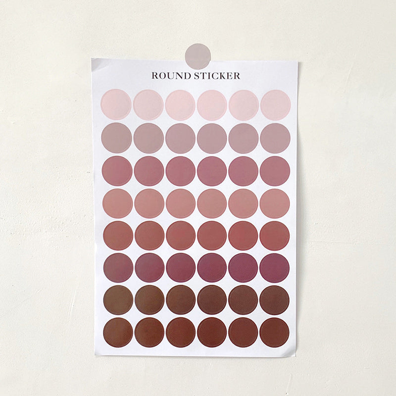 Morandi Dot Stickers