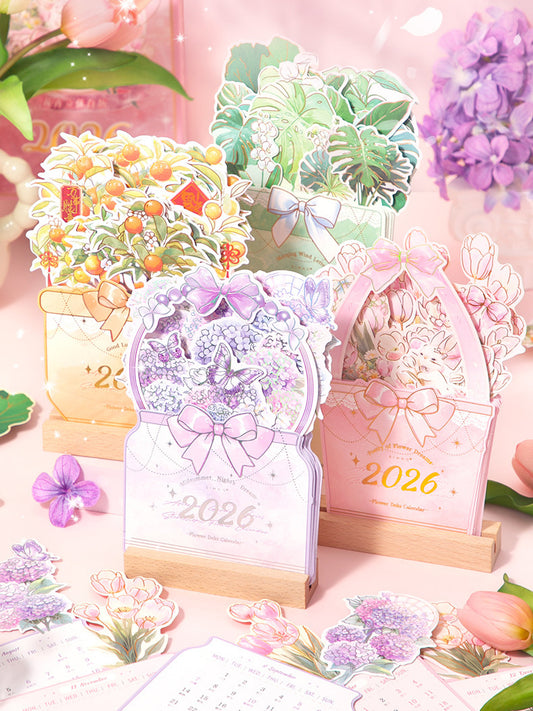 2026 Flower Basket Calendar