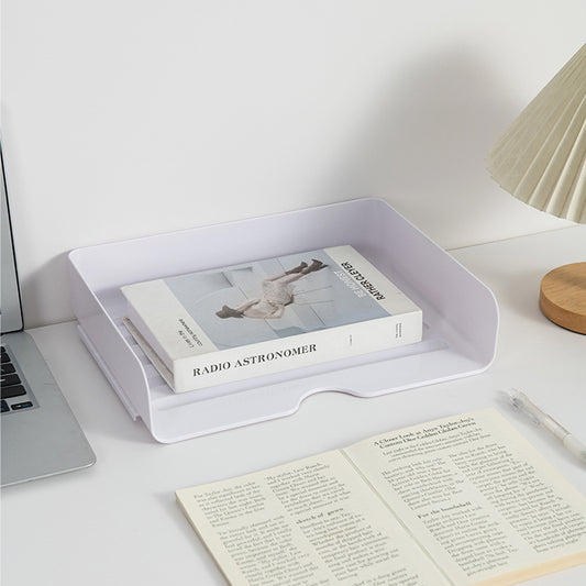 White Stackable Document Tray