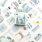 Blue Ice Cream Stickers Box