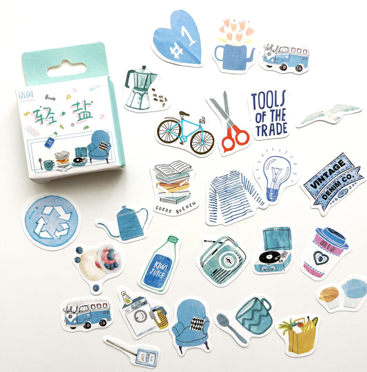 Blue Stickers Box