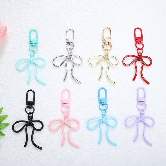 Bow Metal Keychain