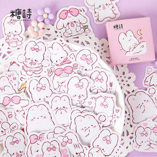 Cute Bunny Stickers Box