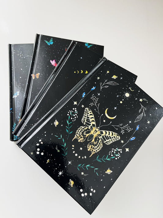 Butterfly Black Diary