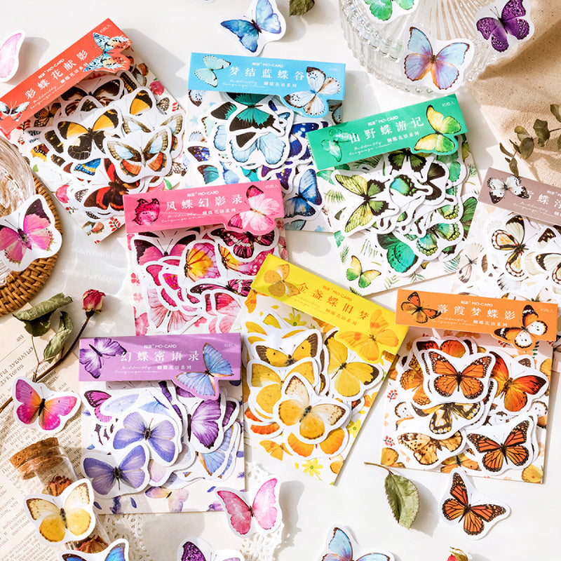 Butterfly Whispers Stickers Set