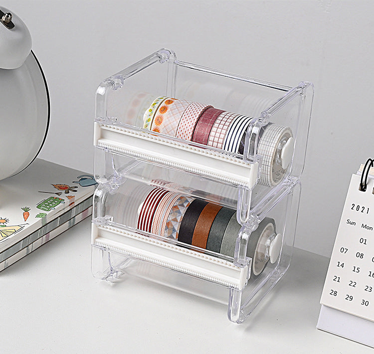 Clear Stackable Tape Holder