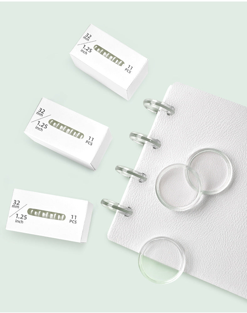 Clear Discbound Notebook Binding Discs
