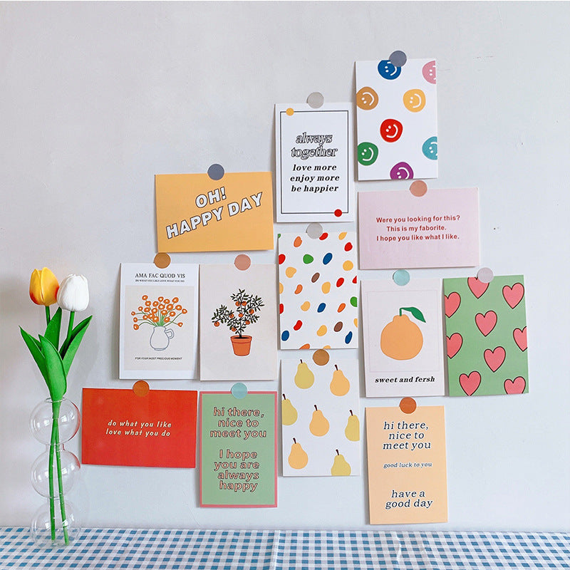 Colourful Wall Deco Cards