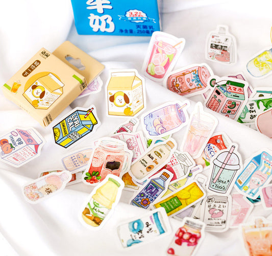 Cute Drinks Stickers Box