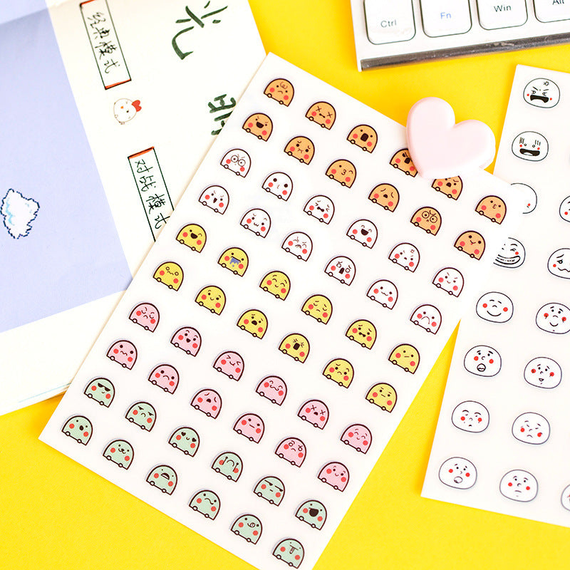 Cute Expressions Mini Stickers