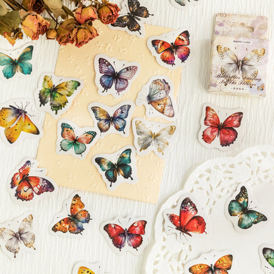 Dancing Butterflies Stickers Box