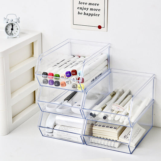 Clear Stackable Desk Tray