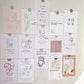 Embrace Drawings Wall Deco Cards