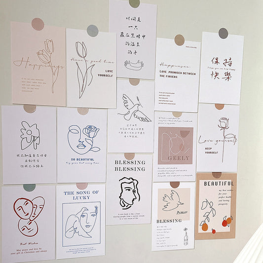 Embrace Drawings Wall Deco Cards