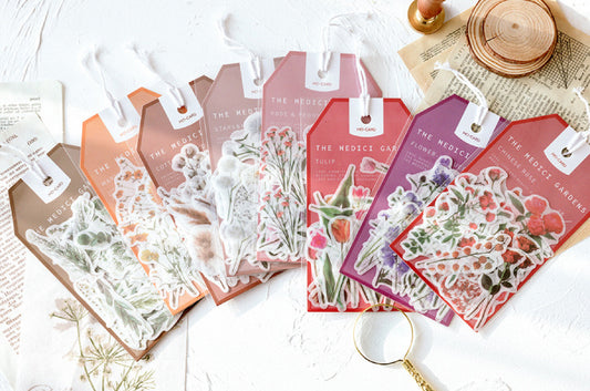 Garden Series Flower Stickers