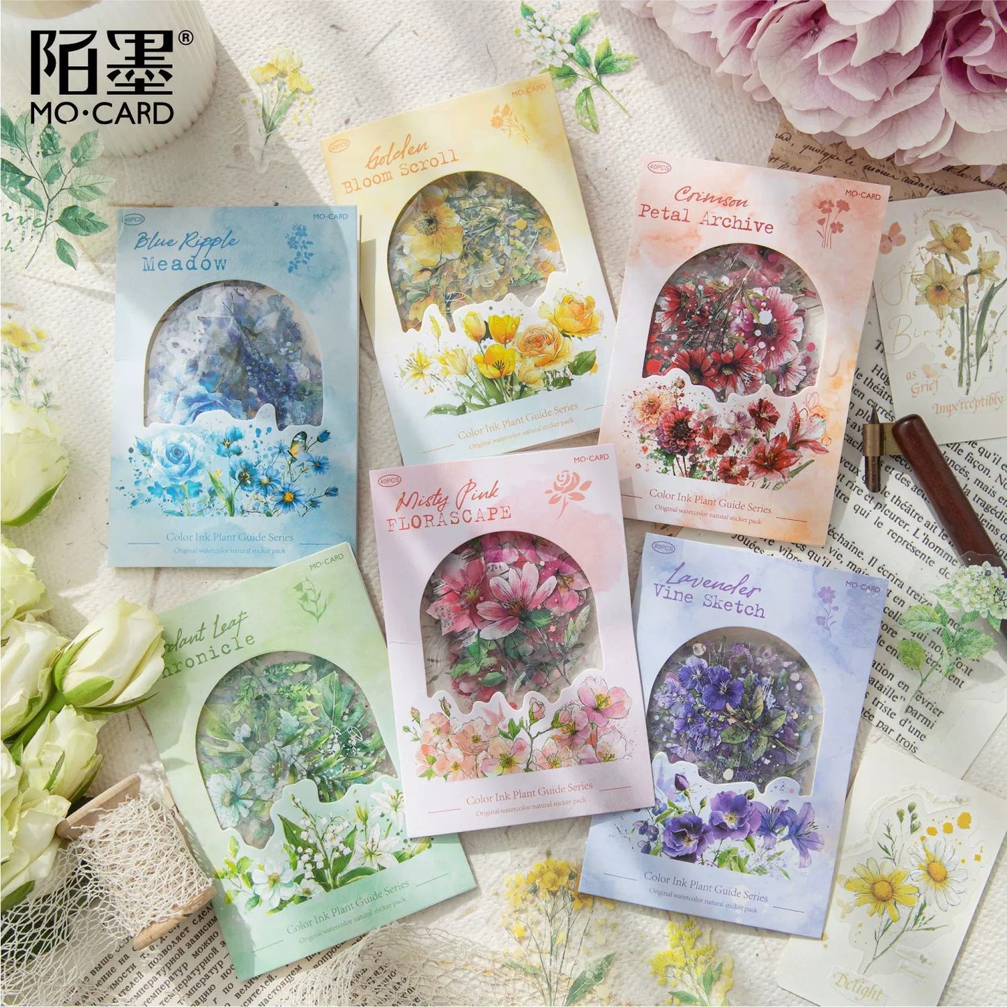 Flowers PET Stickers