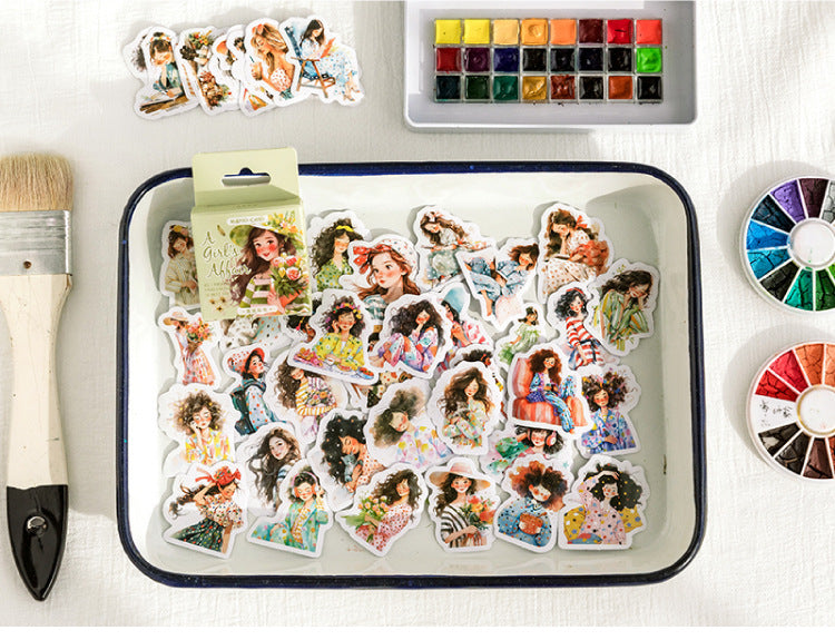 Girl's Life Stickers Box