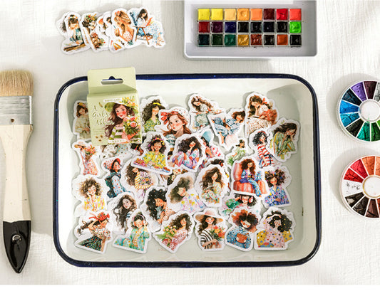 Girl's Life Stickers Box