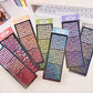 Small Glitter Letter Stickers