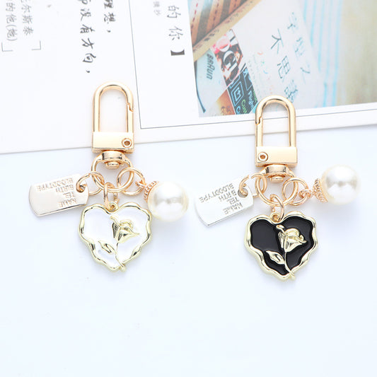 Gold Heart Keychain