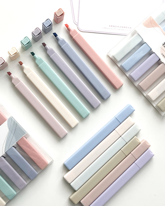 Morandi Highlighter Set (Square)