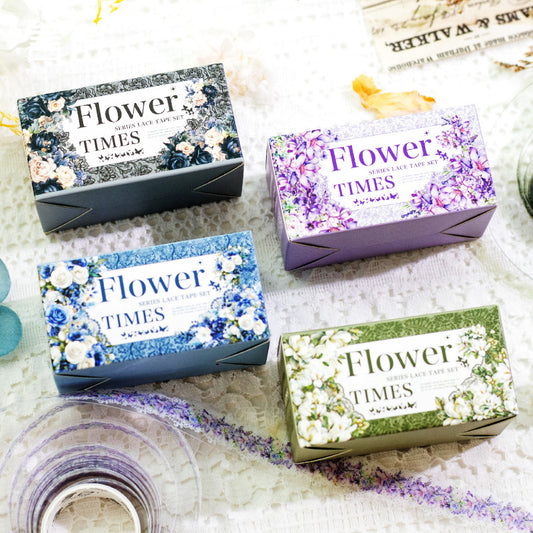 Flower Times Lace PET Tape Set