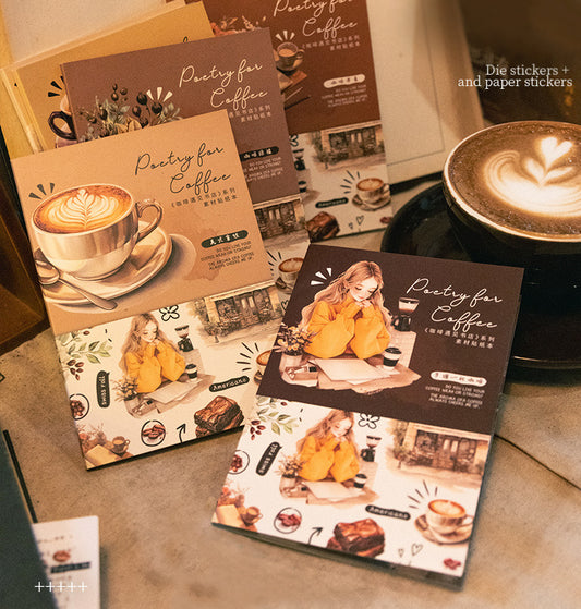 Poetry For Coffee Sticker Book