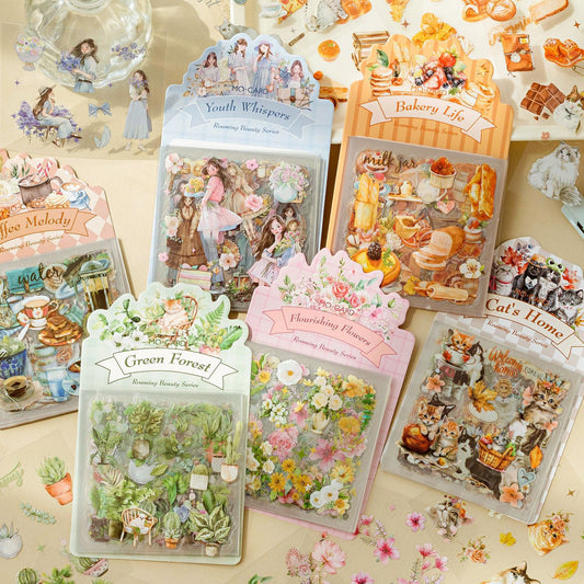 Roaming Beauty PET Stickers