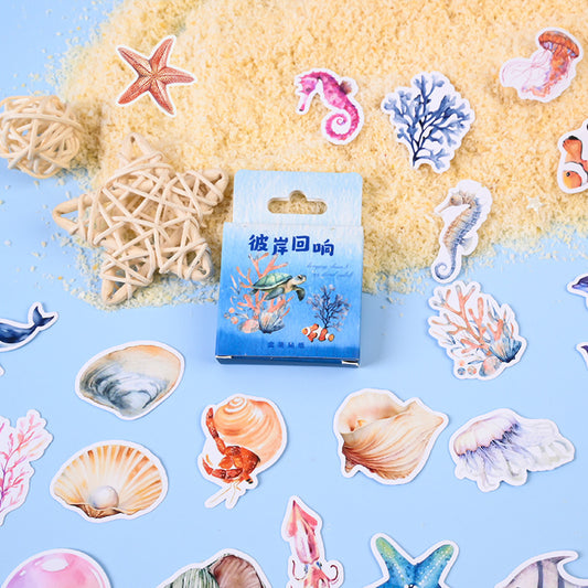 Seashell Stickers Box