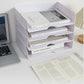 White Stackable Document Tray