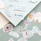 Blue Ice Cream Stickers Box