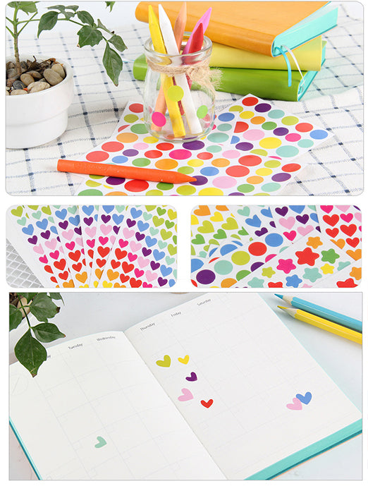 Colorful Shapes Sticker Sheets