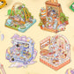 Cute Scene DIY Stickers Set