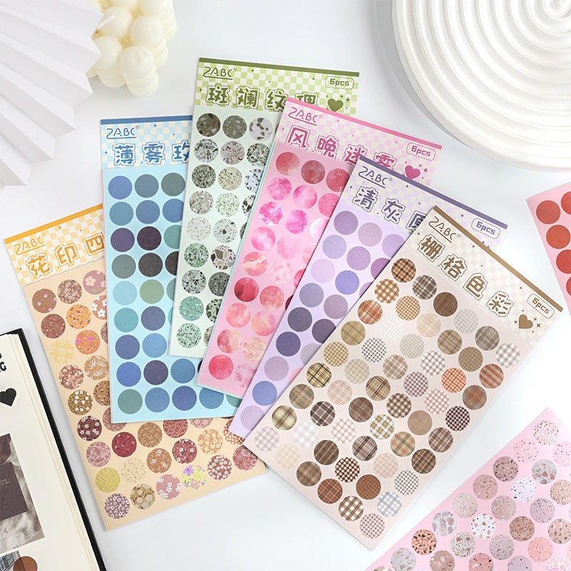 Dot Sticker Pattern Colorful Dot Sticker Sheets – Crafty Jo Mauritius
