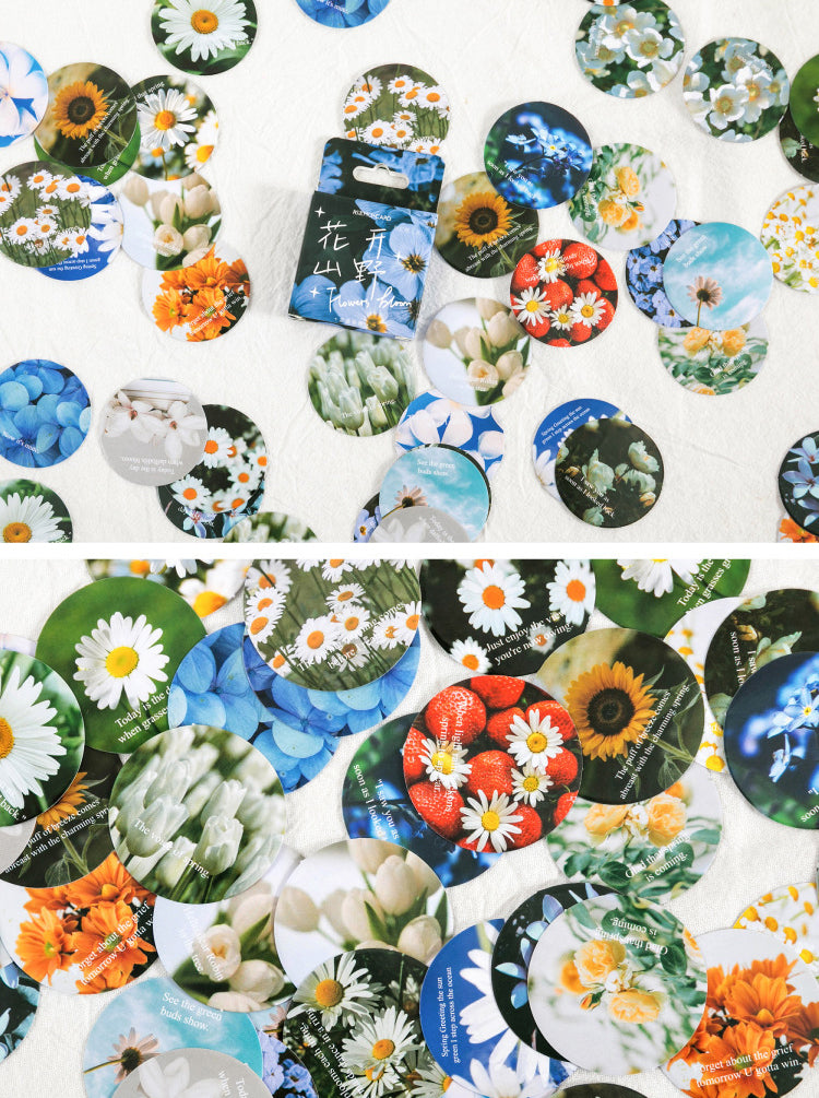 Flowers Bloom Stickers Box