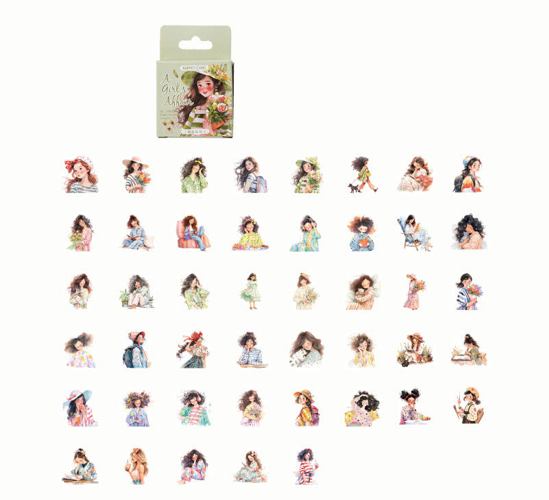 Girl's Life Stickers Box