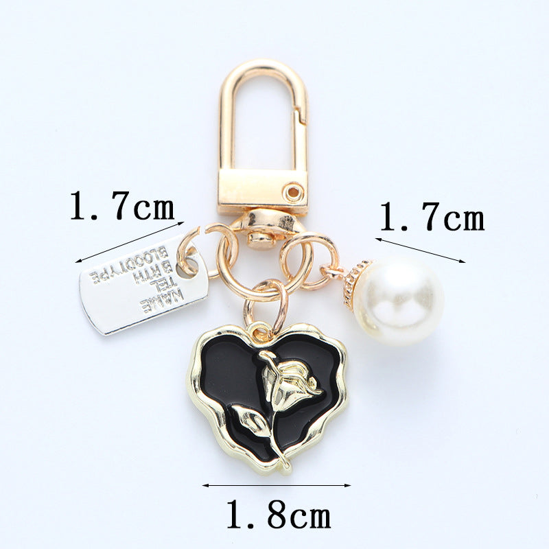 Gold Heart Keychain