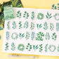 Green Garden Stickers Box