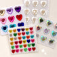Heart Diamond Stickers