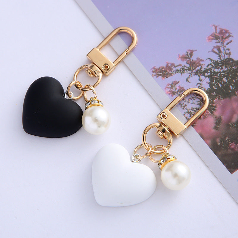 Matte Heart Keychain
